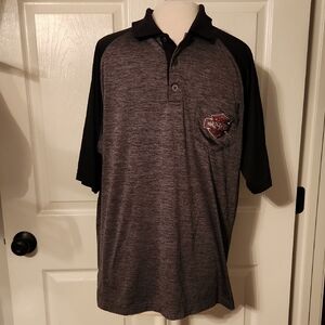Harley-Davidson Gray and Black Performance Polo Shirt